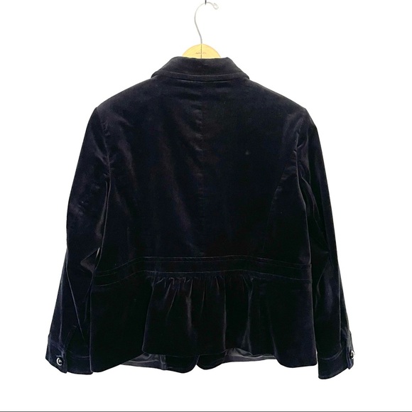 Talbots | Black Velvet Jacket - Picture 4 of 7